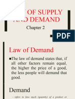 Chapter 2 - Law of Supply and Demand 