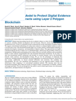 Decentralized Model To Protect Digital Evidence VI