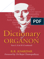 Dictionary of Organon