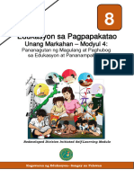 Redeveloped Division Initiated Self-Learning Module: Kagawaran NG Edukasyon - Sangay Na Palawan
