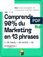 Comprends 90% Du Marketing en 13 Phrases: (+ de Leads, + de Ventes, + de Croissance.)