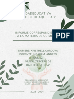 Documento A4 Portada para Propuesta Informe Trabajo Floral Ilustrado Verde y Marrón