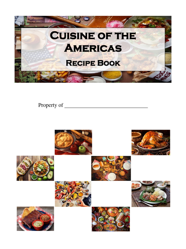 American Cuisine Recipe Collection | PDF | Louisiana Creole Cuisine ...