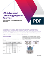 Lte Advanced Carrier Aggregation Analysis Using Celladvisor Application Notes en