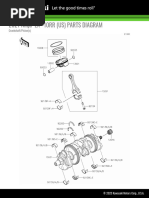 hanabiページ② Kawasaki Motorcycle 1993 OEM Parts Diagram for Carburetor