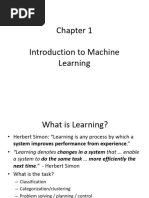 Chapter 1 Introduction To Machine Learning