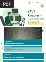 IT Second Semester Chapter 4 Algorithms and Flowcharts - Updated