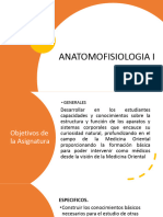 Anatomofisiologia I Clase 1 2022