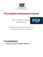 Astin's Theory of Student Involvement