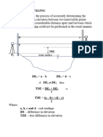 Reciprocal Leveling