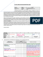 Plan Anual de Educación Física Quinto Grado - Copia