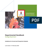 Department Geology HANDBOOK v2024-02-16
