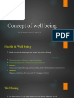 Concept of Well Being