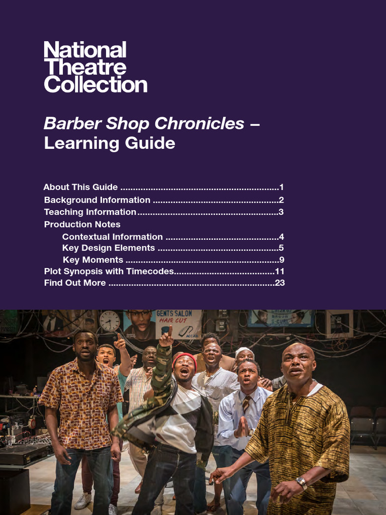 Barber Shop Chronicles Learning Guide | PDF