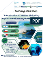 Agenda - Final - Introduction To Marine Biofouling - Latin America