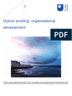 Hybrid Working Organisational Development Printable