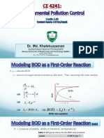 Lecture 2 - BOD Modeling
