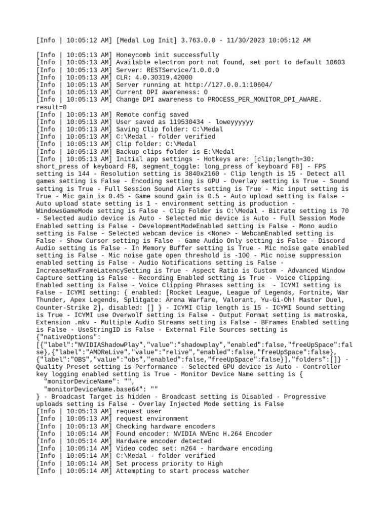 Medal App Initialization Log 3.763 | PDF | Computer Science | Computer ...