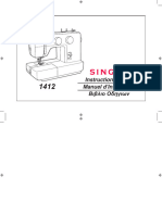 Singer 1412 Sewing Machine Instruction Manual