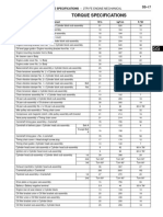 Torque Specifications: Service Specifications - 2Tr-Fe Engine Mechanical