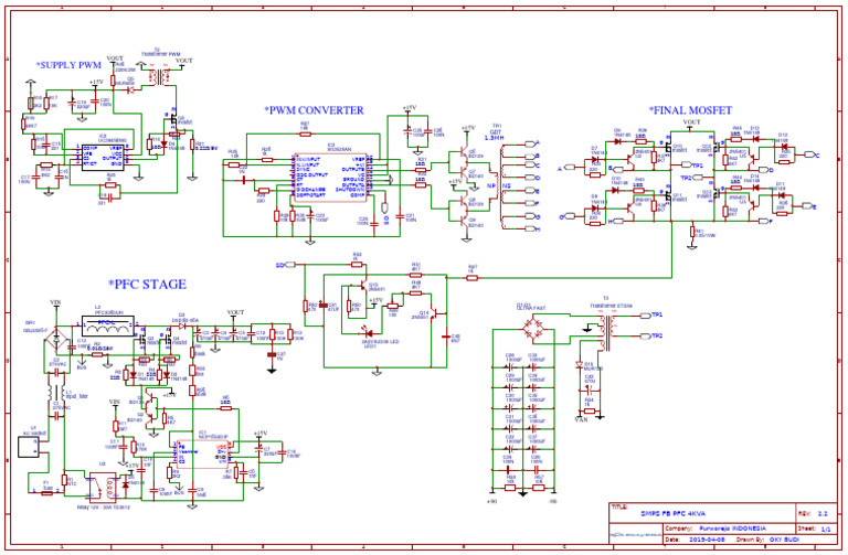 SMPS PFC Circuit Diagram 4KVA | PDF