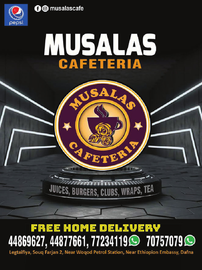 Musallas Cafe Menu | PDF