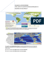 BILAN N°3 LA PHOTOSYNTHESEA L&#039 ECHELLE PLANETAIRE LFRD