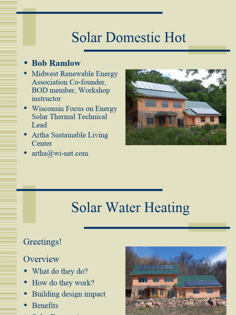 Solar Water Heater Overview and Insulation | PDF | Water Heating | Nature