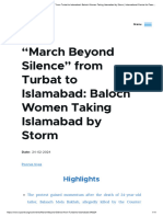 Baloch Women Taking Islamabad by Storm by Poorva Vyas