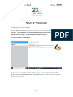 Activité 1 Virtualisation