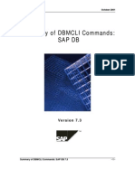 Dbmcli Commands