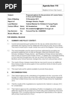 Cabinet: Agenda Item 119