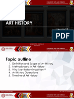 Lesson 15- Art History