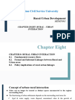 Chapter 8 - Rural - Urban Interaction