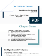 Chapter 7 - Rural Urban Migration