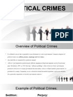 Political Crimes Ppt