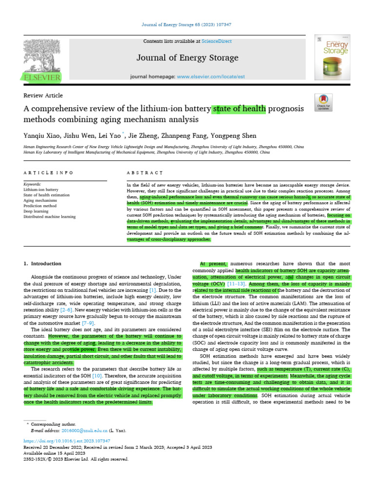 4.A Comprehensive Review of The Lithium Ion Battery State of - 2023 ...
