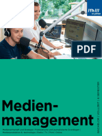 Folder Bachelor Medienmanagement