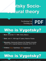Vygotsky Socio Cultural Theory