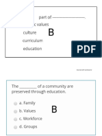 Quiz Related To B.ed
