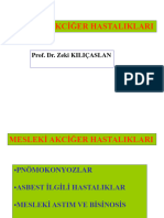 Mesleki Akciğer Hastaliklari: Prof. Dr. Zeki KILIÇASLAN