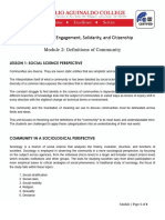 Module 2.1 Social Science Perspective