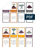 Exploring Volcanoes Earth Science Flashcards Organic Semi-Lined Style 2