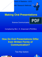 Oral Presentation - L6