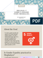 SDG Goal - 5
