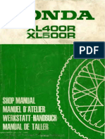 Honda .Xl400r .Xl500rservice Manual