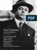 Kurt Tucholsky - Lieder, Chansons (pv)