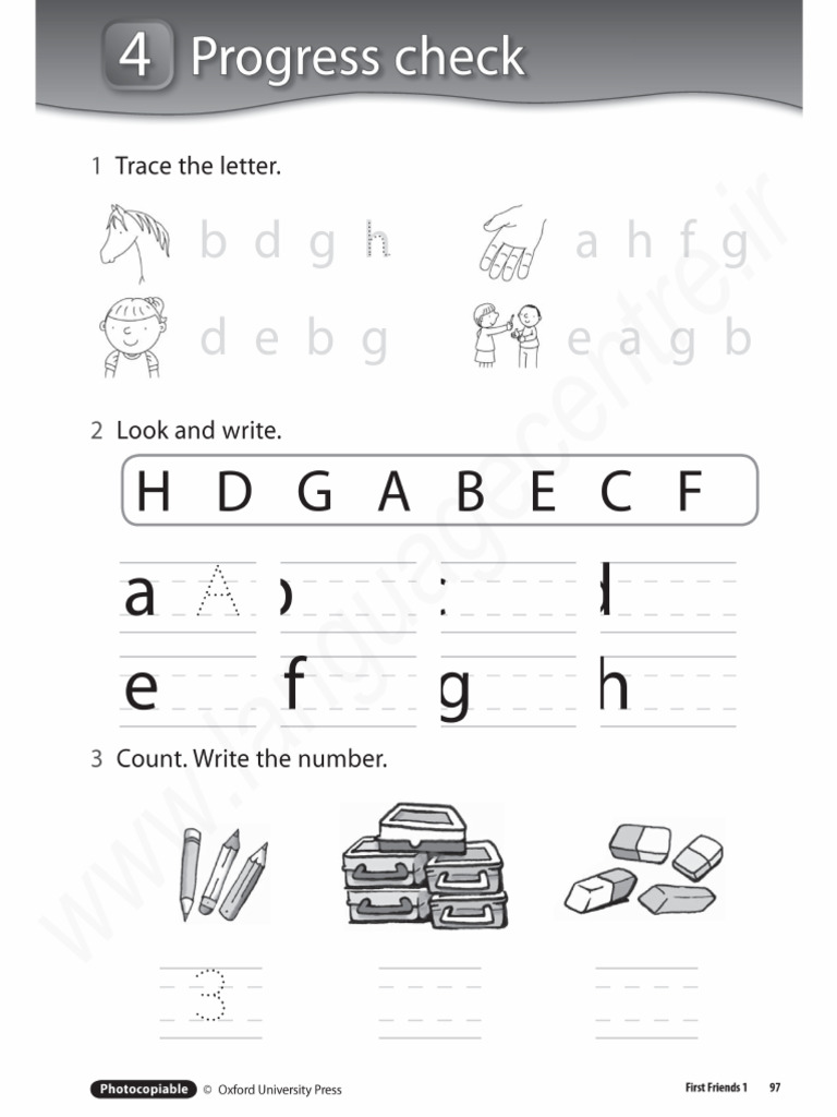 First Friends 1 Worksheet Unit 4 | PDF