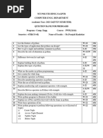 Question Bank (PWP) - 1