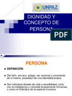 CLASE 2 Dignidad - PERSONA